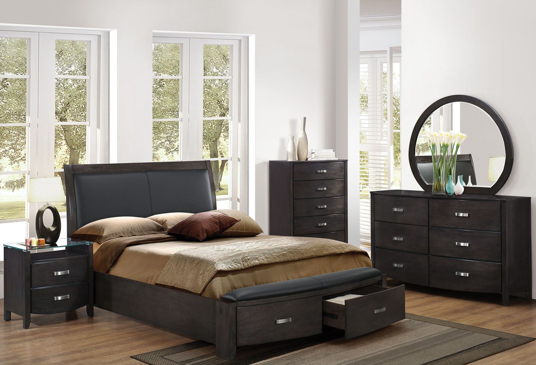 Furnitureetc Furniture More Lyric Grey Storage Upholstered